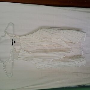 a.n.a Sparkly Striped Tank Top